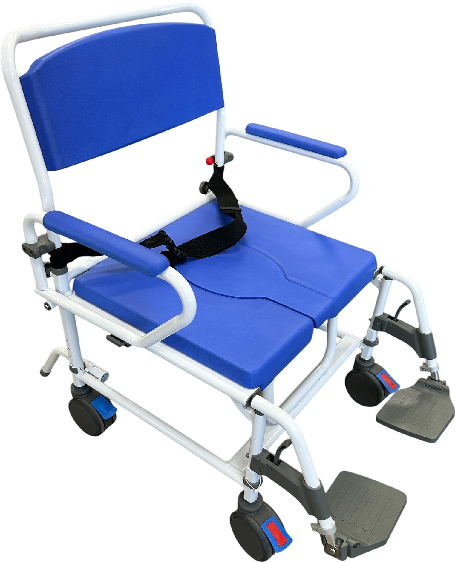 Healthline Medical EZee Life 188 Bariatric Aluminum Shower Commode Chair 600 lb Capacity New