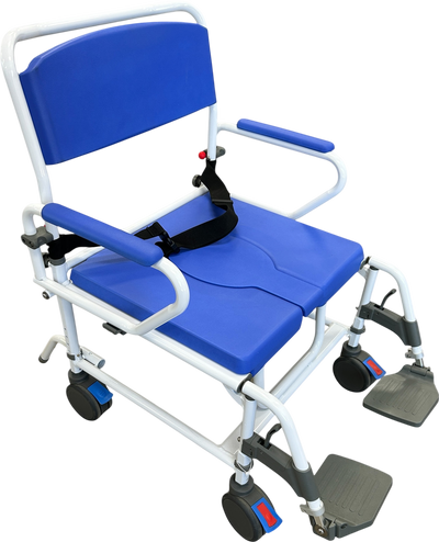 Healthline Medical EZee Life 188 Bariatric Aluminum Shower Commode Chair 600 lb Capacity New