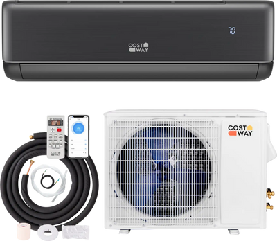 Costway Mini Split AC and Heater 24000 BTU 21 SEER2 Wi-Fi Enabled Energy Star Certified 32796185 New