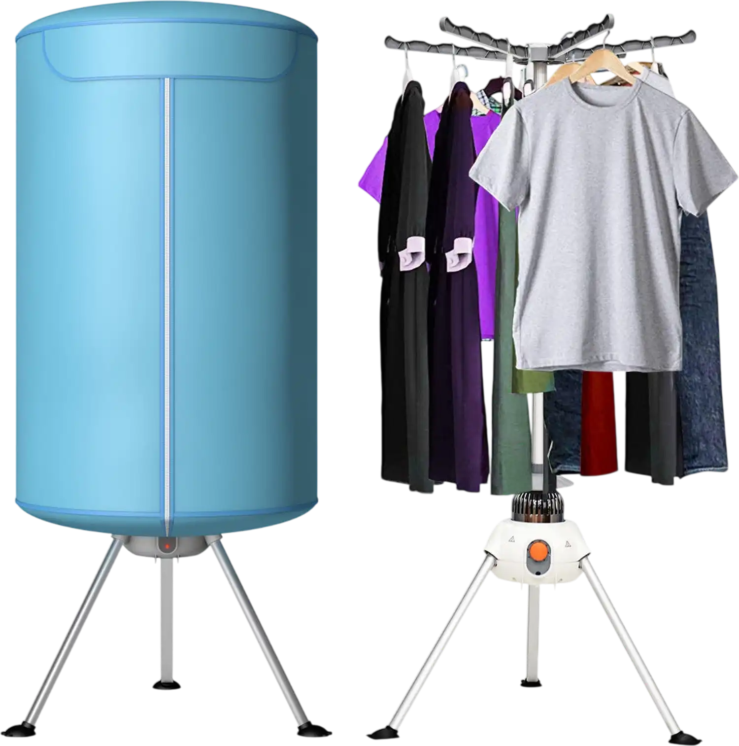 Costway Portable Ventless Clothes Dryer Folding Drying Machine Heater 63425081 New
