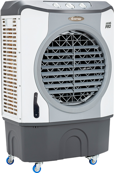 Costway 4-in-1 Industrial Evaporative Air Cooler with 12 Gal. Tank and Wheels New