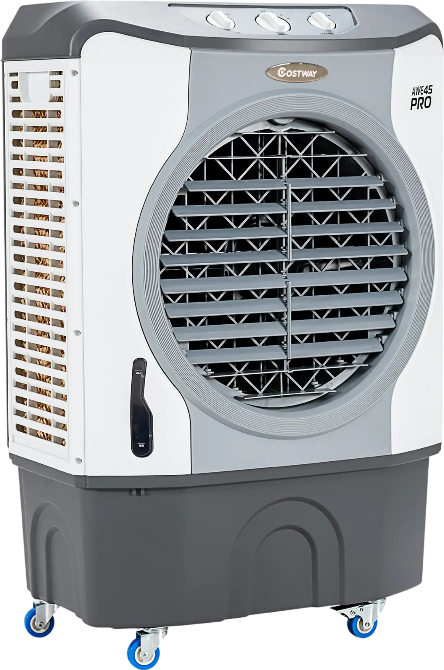 Costway 4-in-1 Industrial Evaporative Air Cooler with 12 Gal. Tank and Wheels New