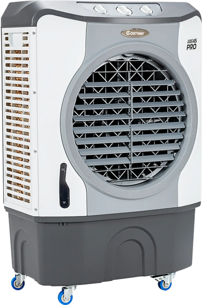 Costway 4-in-1 Industrial Evaporative Air Cooler with 12 Gal. Tank and Wheels New