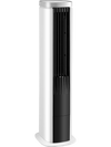 3-in-1 portable evaporative air cooler in white, featuring a sleek design, remote control, and 4 fan speeds for.