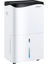100-pint dehumidifier in white with smart app and Alexa control, ideal for medium to large rooms up to 5500 sq.ft.