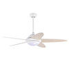 52 Inch Ceiling Fan with Lights and 3 Lighting Colors-White - Gallery View 1 of 11