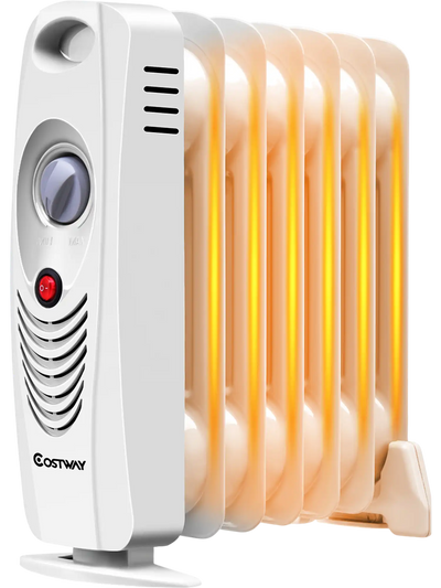 Costway 700W Portable Mini Electric Oil-Filled Radiator Heater 64257910 New
