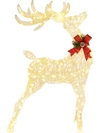 Lighted Standing Reindeer with Stakes for Christmas Decoration