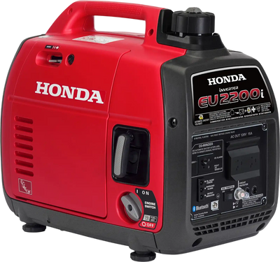 Honda EU2200i Generator 1800W/2200W Gas Inverter Low THD CO Detection Bluetooth Manufacturer Reconditioned