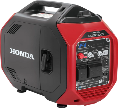 Honda EU3200i Generator 2600W/3200W Gas Inverter 30A Low THD CO Detection Bluetooth Manufacturer Reconditioned