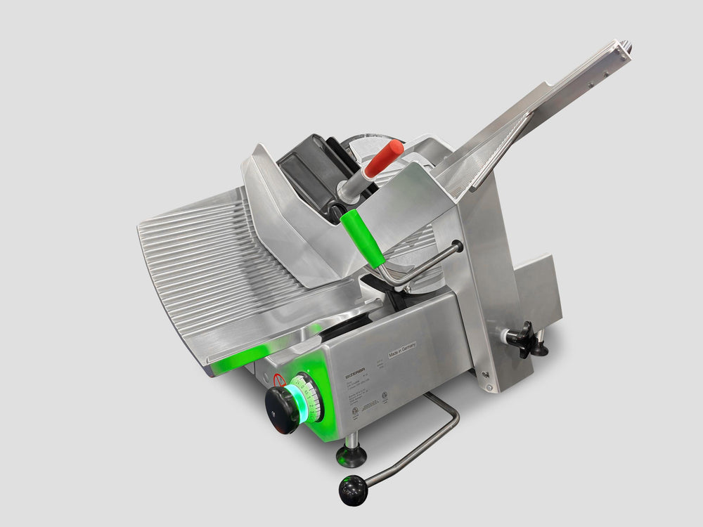 Bizerba Manual Meat Slicer Gravity Feed Illuminated 13" Blade 1/2 HP GSPHI150 New