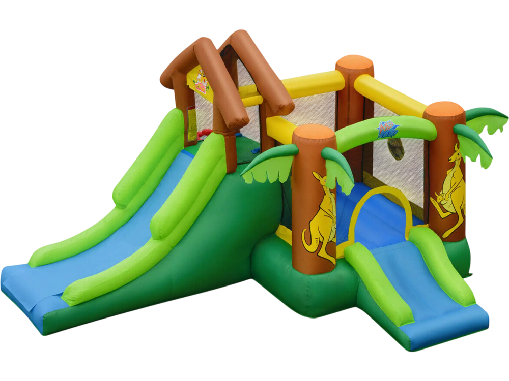 Kids Inflatable Jungle Bounce House Castle including Bag without Blower