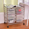 12 Storage Drawer Organizer Bins Rolling Cart - Gallery View 1 of 13