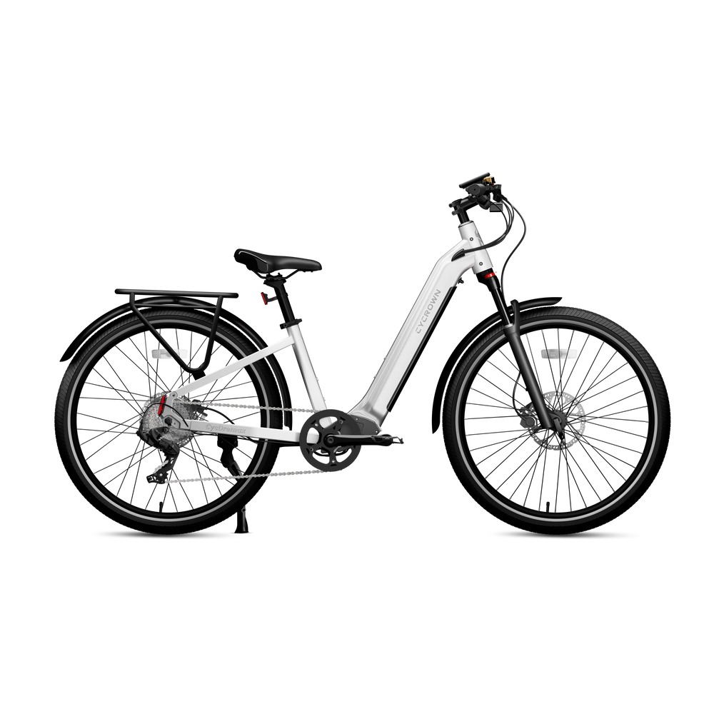 Cycrown Dremax ST Electric Bike Step-Through Frame 852W 28 MPH 65 Mile Range 48V New