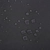 Close-up of waterproof 280g/m² polyester fabric with water droplets, ideal for patio retractable awning screen divider.