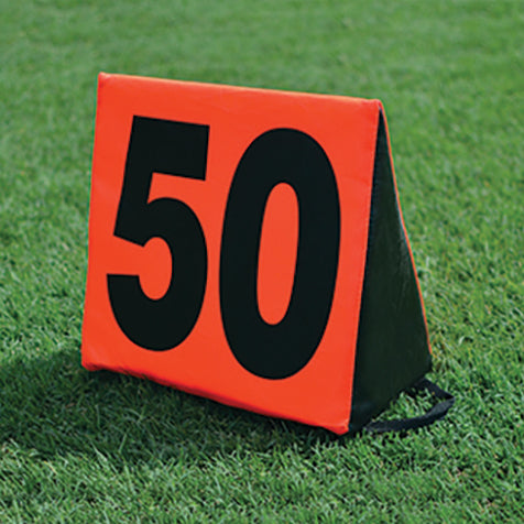 JayPro Football Sideline Markers Goal to 50 Set of 11 New