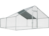 13 x 13 Feet Walk-in Chicken Coop with Waterproof Cover for Outdoor Backyard Farm