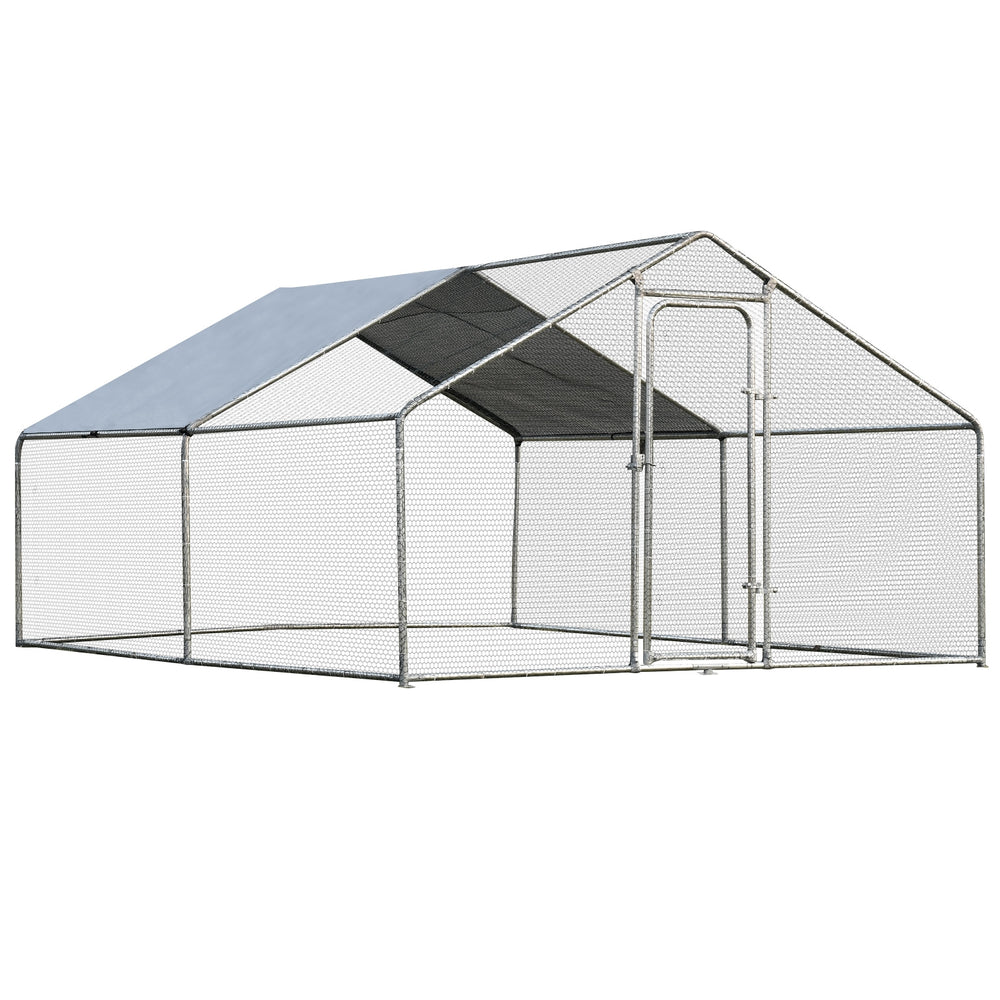Large Walk in Shade Cage Chicken Coop with Roof Cover-13' - Gallery View 1 of 9