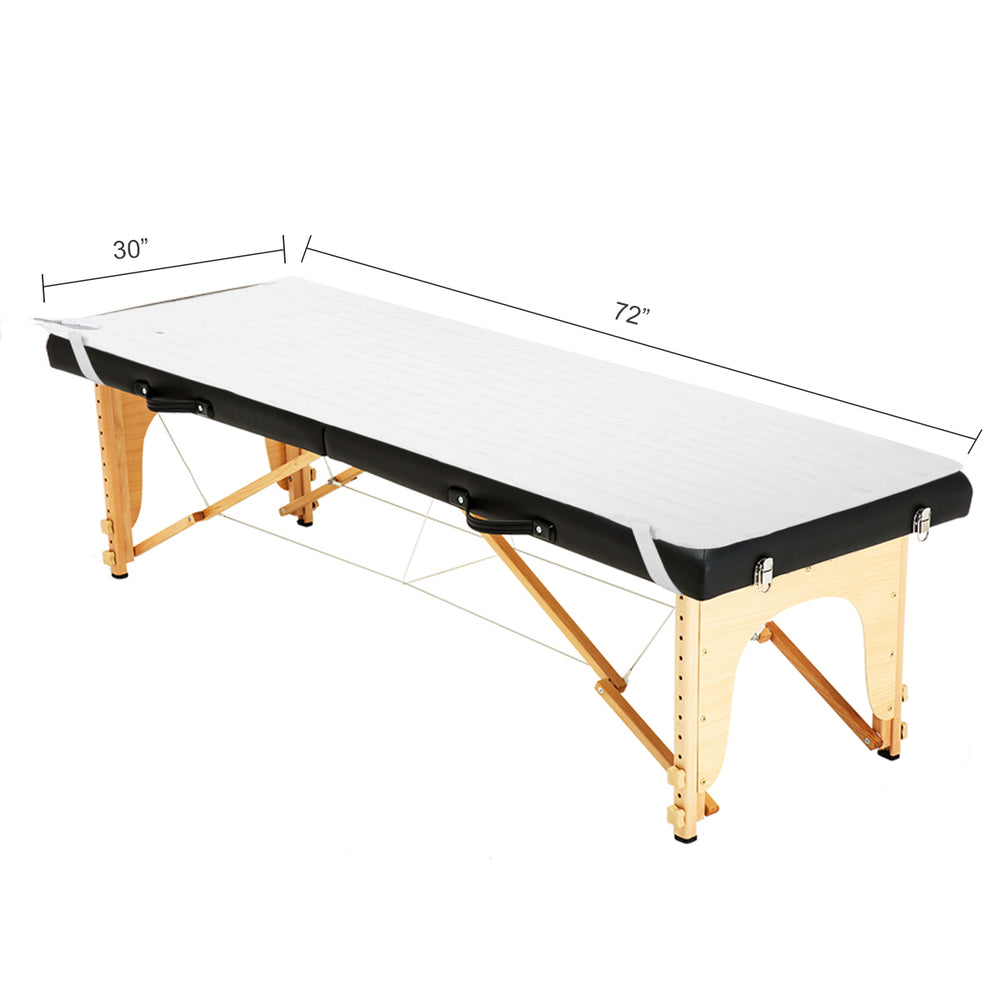 Digital Auto Overheat Protection Massage Table Warmer, 72" x 30", featuring 5 heat settings and lightweight design for.
