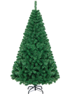 6 ft artificial PVC Christmas tree with a durable metal stand, perfect for indoor or outdoor festive decoration.