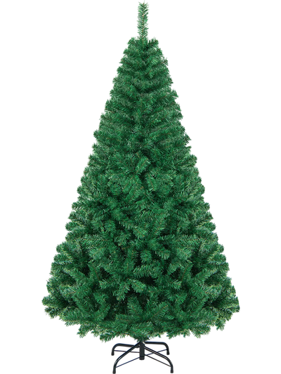 Costway Artificial PVC Christmas Tree w/ Metal Stand 34217890 New