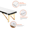 Digital auto overheat protection massage table warmer with detachable connector, elastic straps, and high-quality.