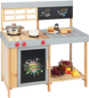 Outdoor Kid's Mud Kitchen Set with Detachable Water Box for Toddlers Over 3