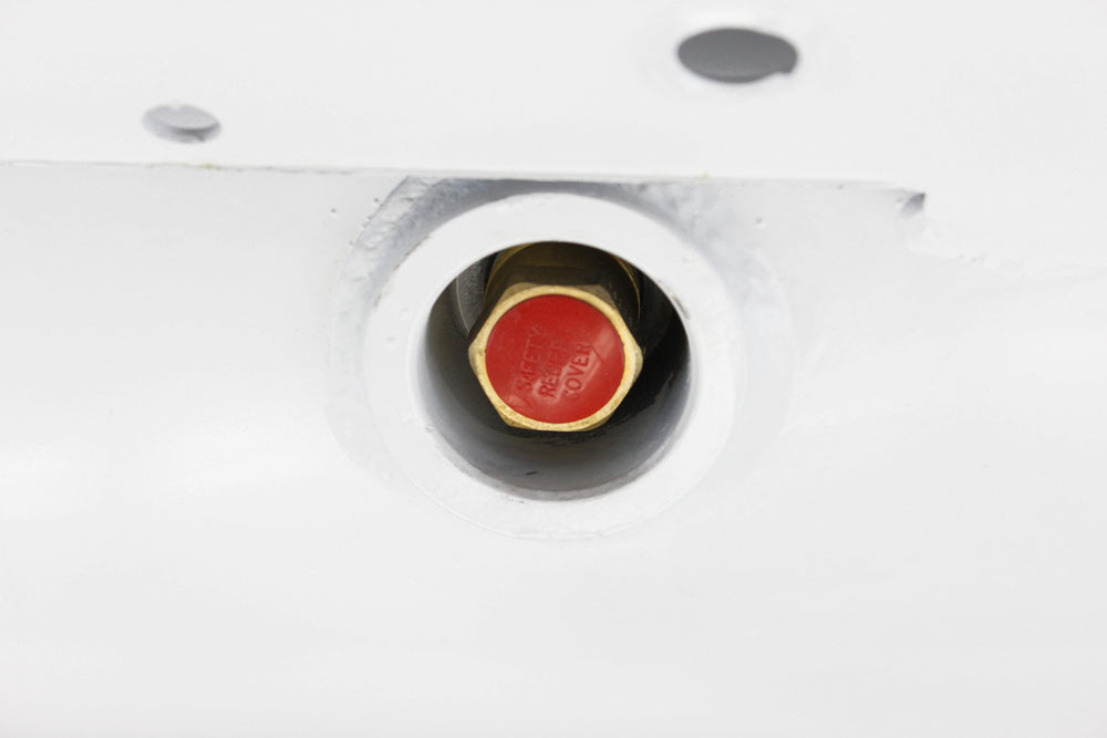 Flame King RV Propane Tank 12.2 Gal. Horizontal ASME 28" x 12" New