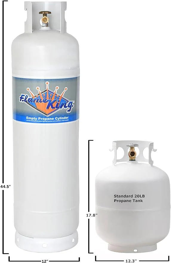 Flame King Propane Tank LP Cylinder 60 lbs with POL Valve New