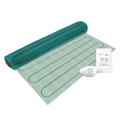 WarmlyYours TRT240-KIT-OT-1.5x54 Floor Heating Kit Tempzone Flex Roll Plus Touch Screen Thermostat 240V New