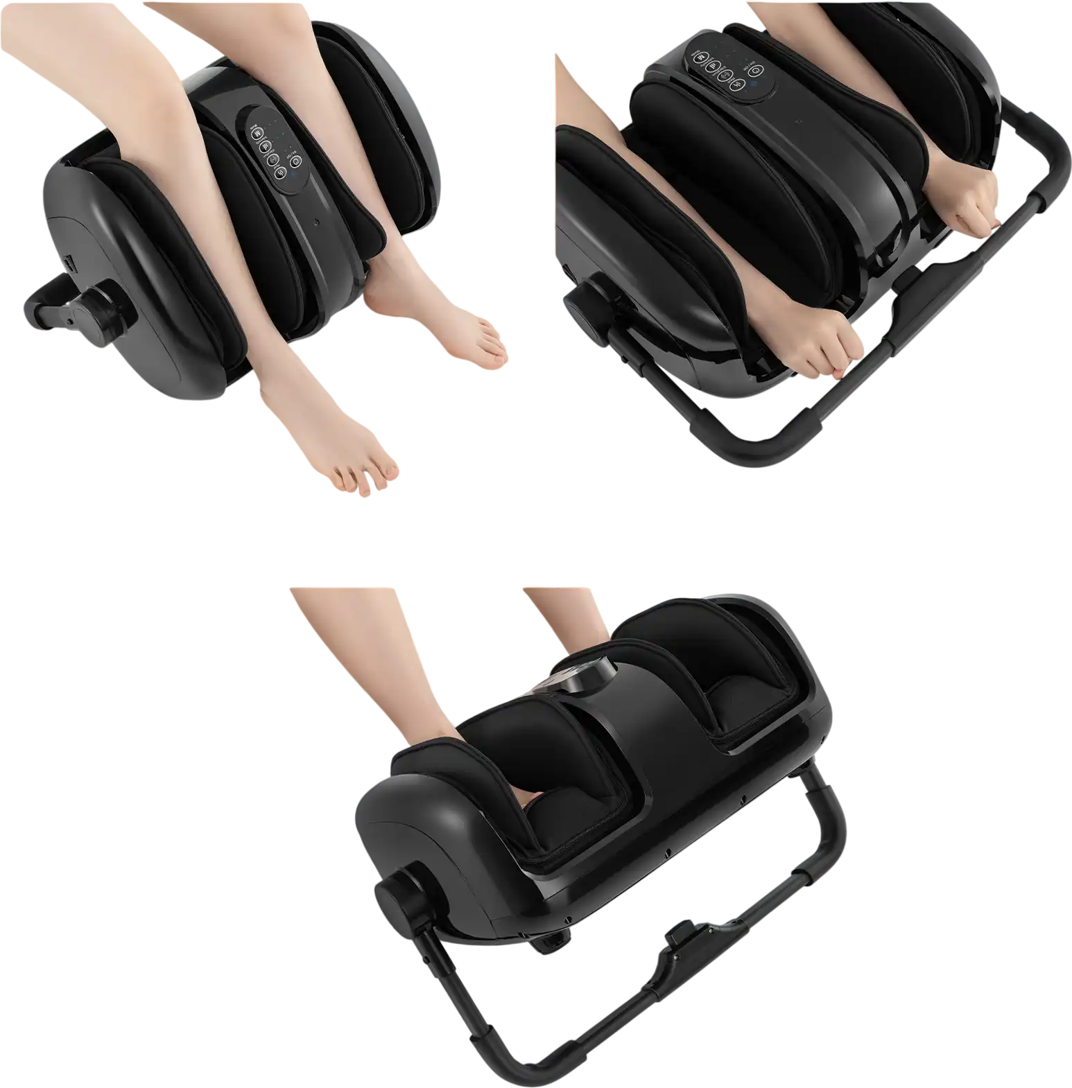 Costway Heated Foot & Calf Massager for Blood Circulation Pain Relief 72614359 New