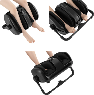 Costway Heated Foot & Calf Massager for Blood Circulation Pain Relief 72614359 New