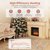 18-inch electric fireplace insert with adjustable LED flame, remote control, and overheat protection for cozy warmth.