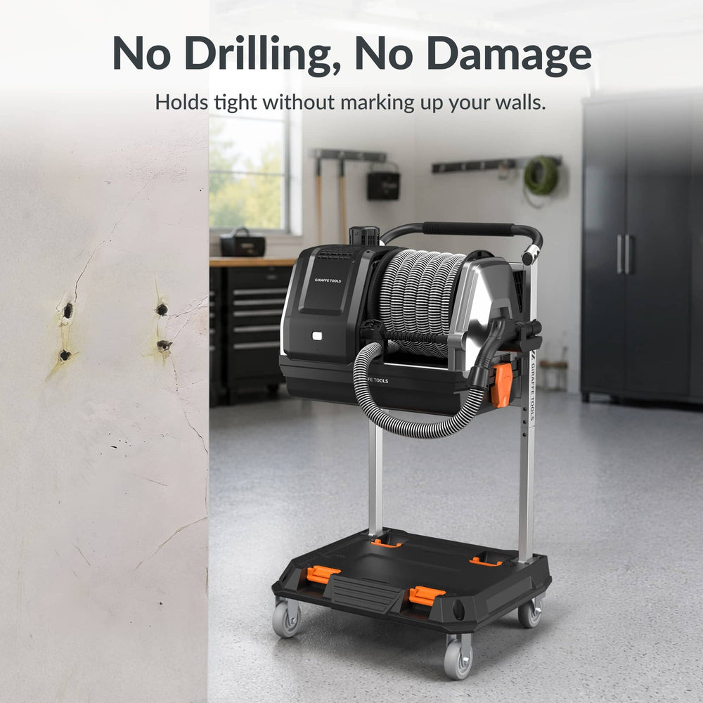 Giraffe Tools Grandstorm Mobile Vacuum Cleaning Kit 30 ft 1200 W New