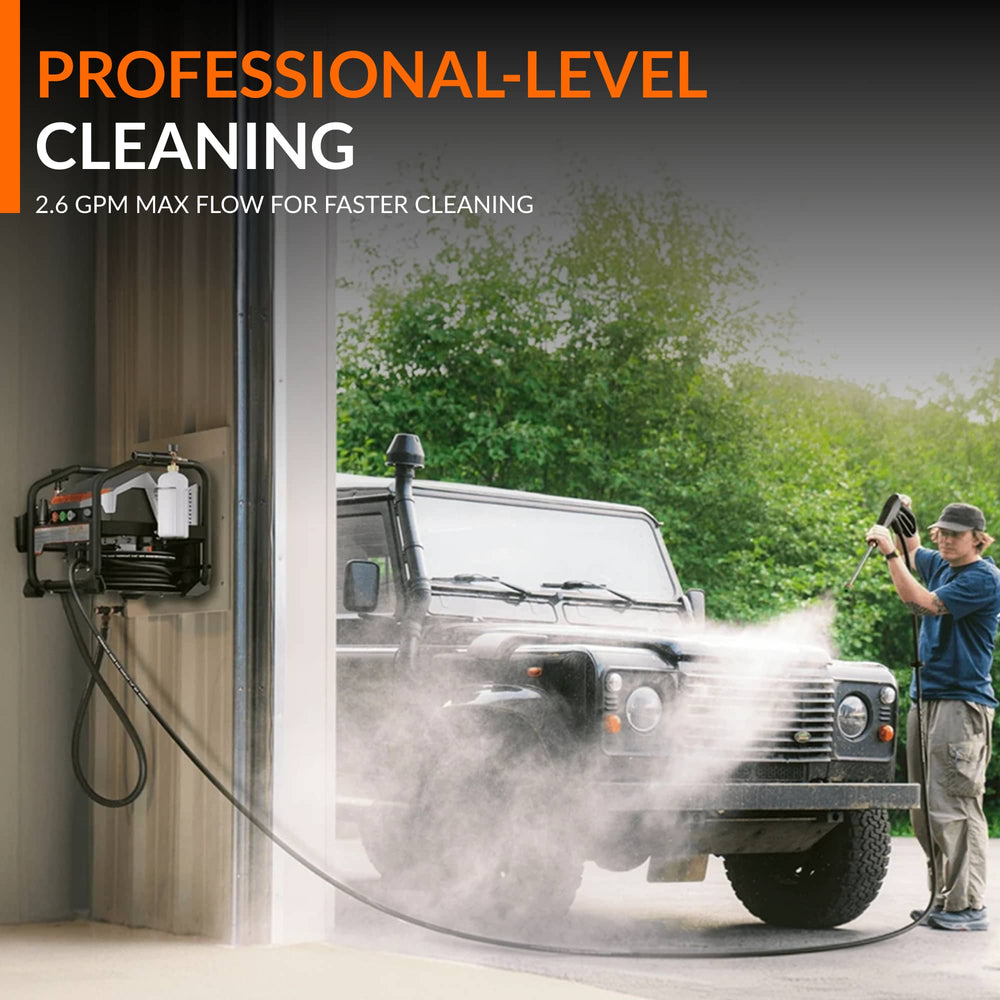 Giraffe Tools Crossfalls Ultra Retractable Pressure Washer 1650PSI 2.6GPM 50FT New