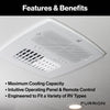 Furrion Chill® Cube Ducted Air Distribution Box (R32) with Remote - White #FACT18VSDA-PS-AM