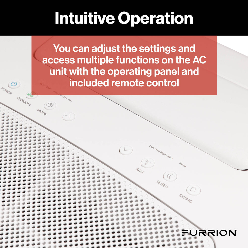 Furrion Chill Cube Non-Ducted Air Distribution Box (R32) with Remote - White - Intuitive Operation