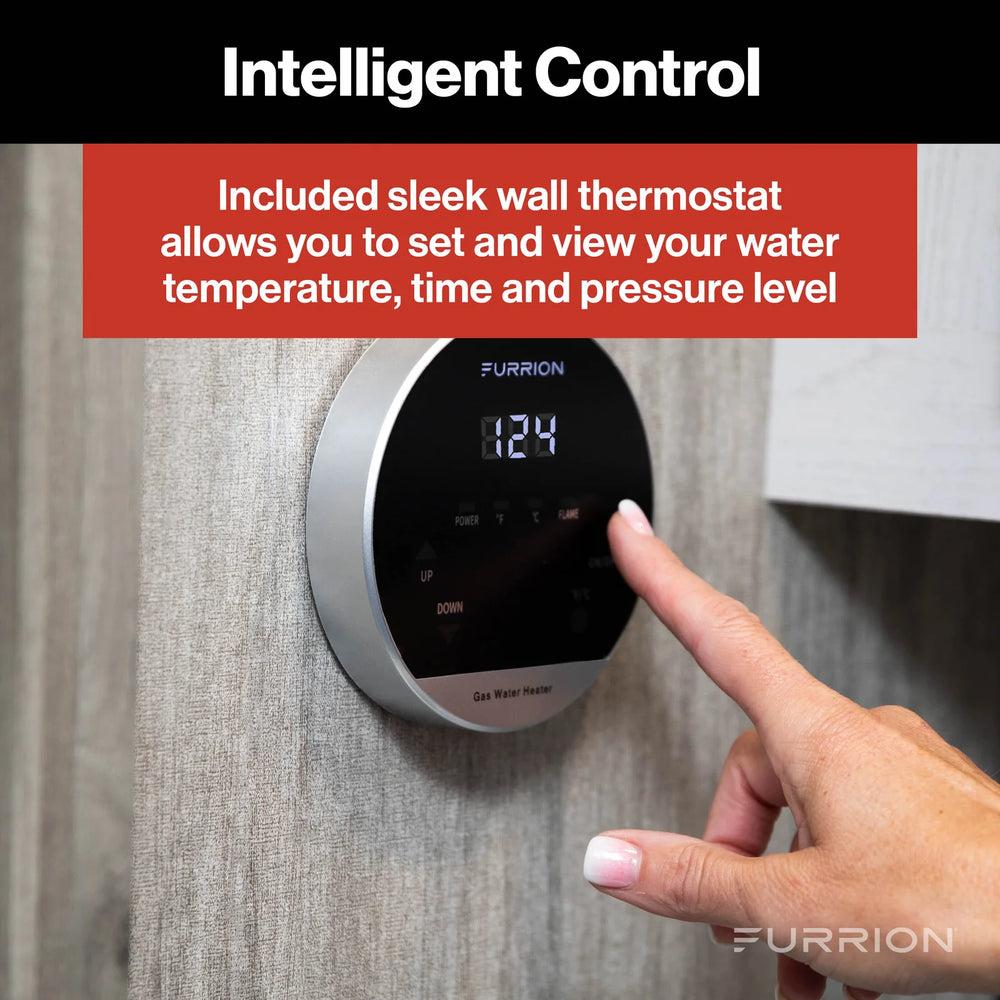 Furrion RV Tankless Water Heater Propane 2.4 GPM with Antifreeze Protection New