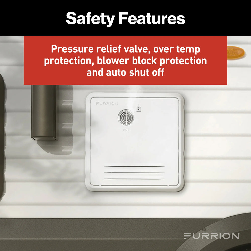 Furrion RV Tankless Water Heater Propane 2.4 GPM with Antifreeze Protection New