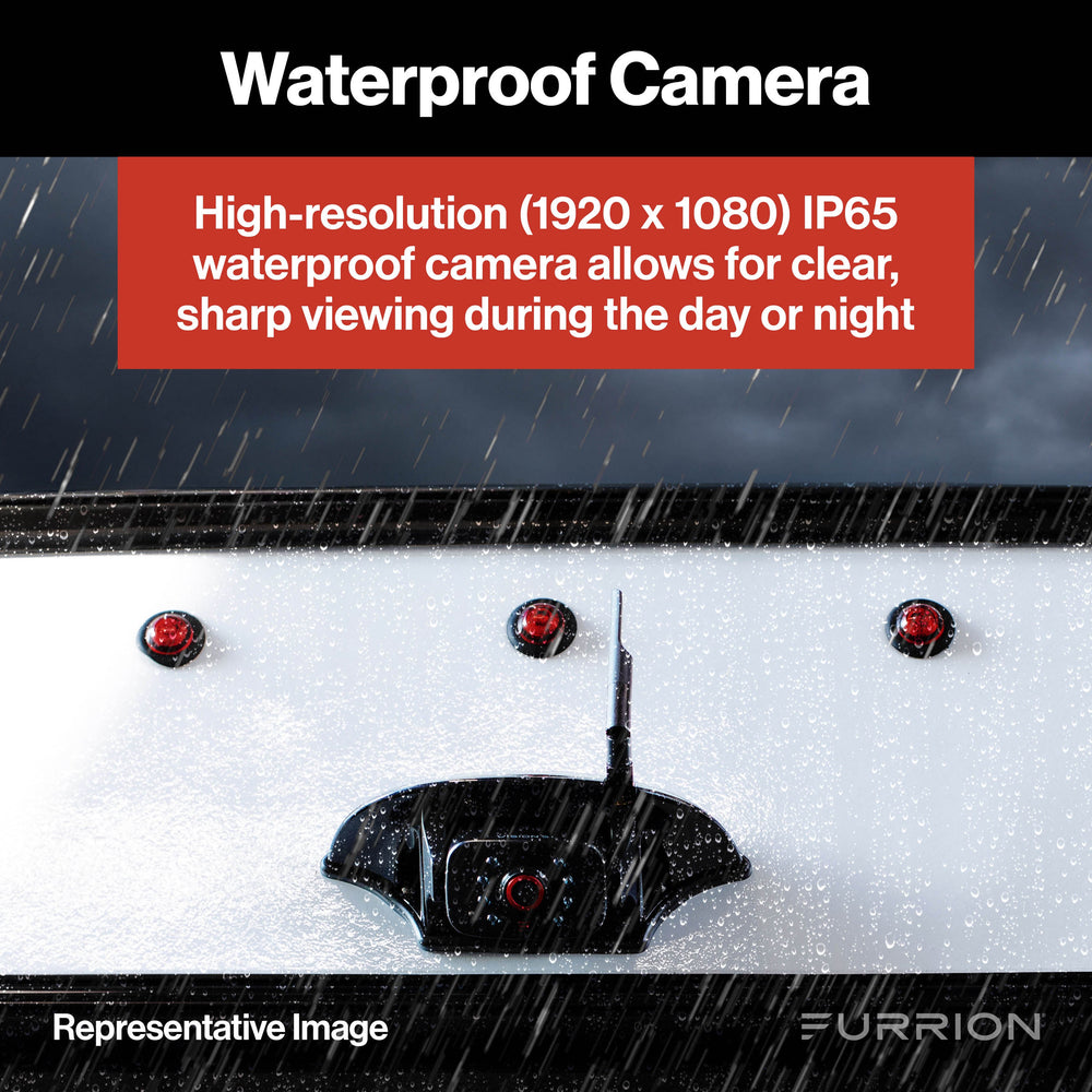 Furrion Vision S®+ RV Backup Camera System - 5" Monitor, Side Cameras, Rear Sharkfin Camera # FOS5HTAEN2021124375