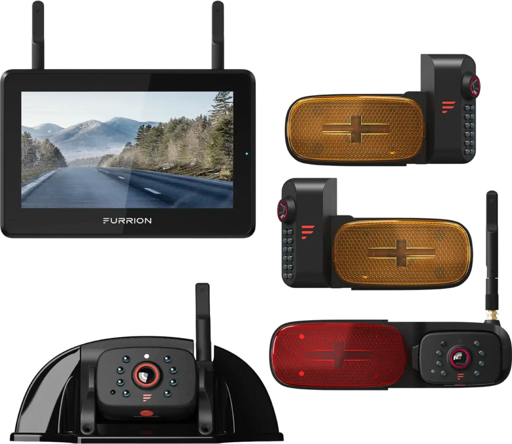 Furrion Vision S+ RV Observation System Backup Cameras with 7