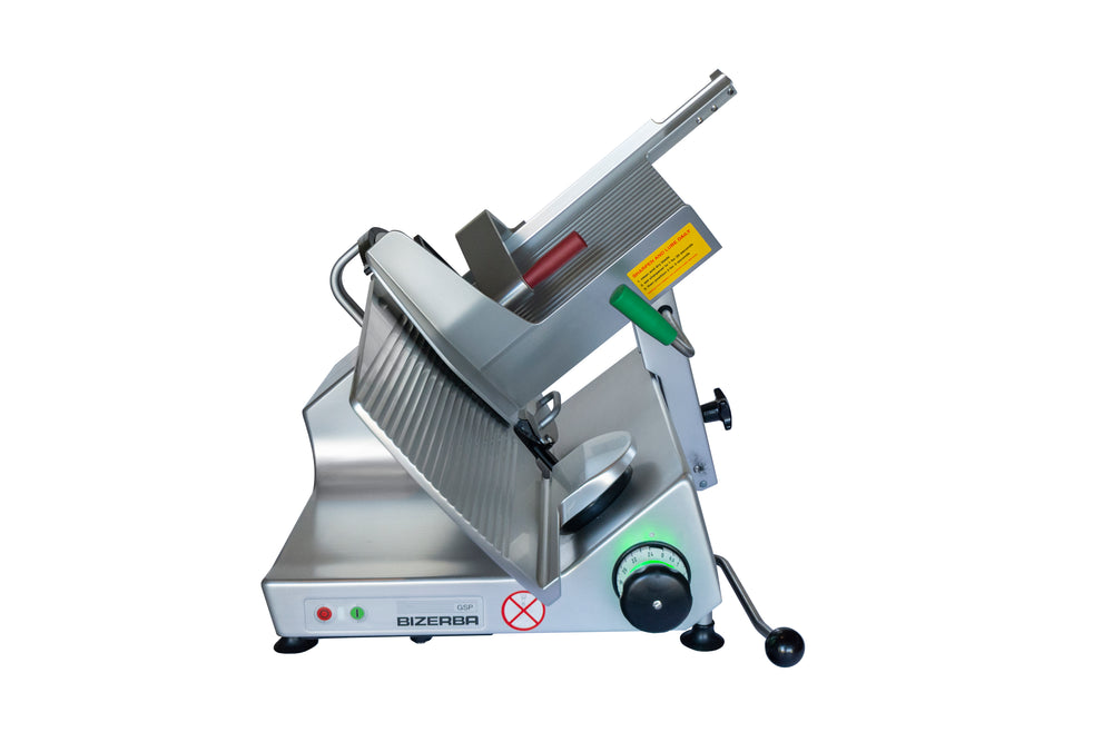 Bizerba Manual Slicer with Grooved Cheese Blade Gravity Feed 13" 1/2 HP GSPHI90GCB New