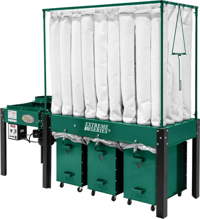 Grizzly G0406 Baghouse Dust Collector 7.5 HP 5000 CFM 231 Gal. Capacity New