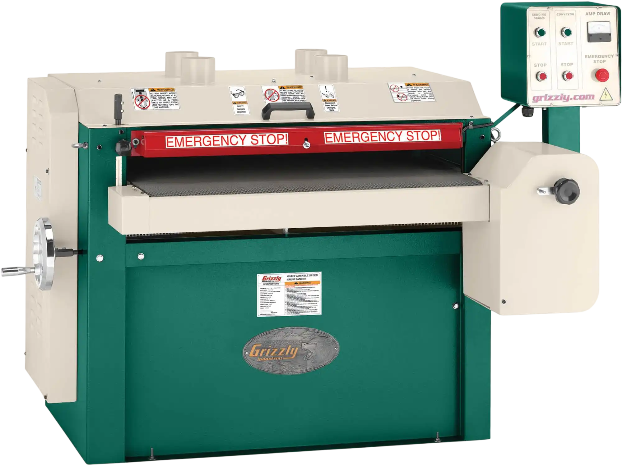 Grizzly G0449 Drum Sander 37