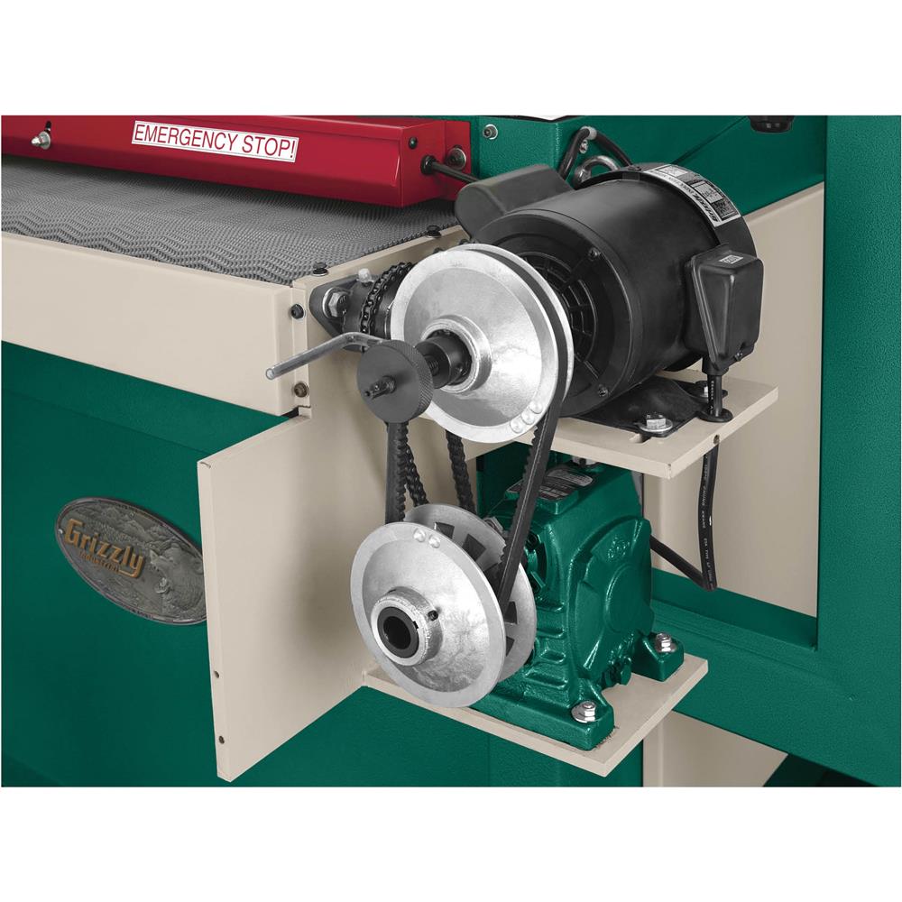 Grizzly G0449 Drum Sander 37" 10 HP Variable Speed Conveyor New