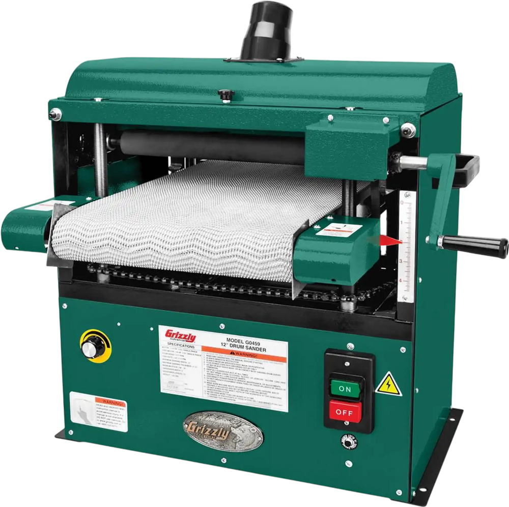 Grizzly G0459 - 12" 1-1/2 HP Drum Sander