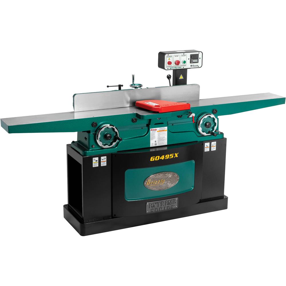 Grizzly G0495X Jointer 8" x 83" Helical Cutterhead with Digital Height Readout New
