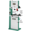Grizzly G0513X2 Bandsaw 17" 2 HP with Cast-Iron Trunnion New