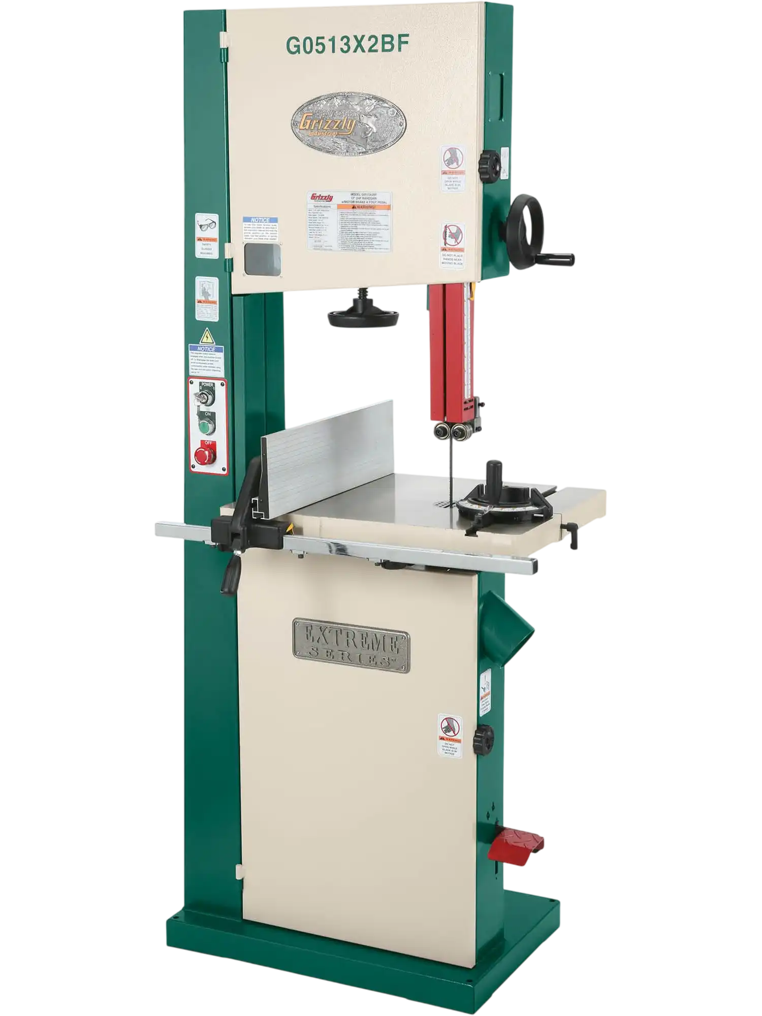 Grizzly G0513X2BF Bandsaw 17
