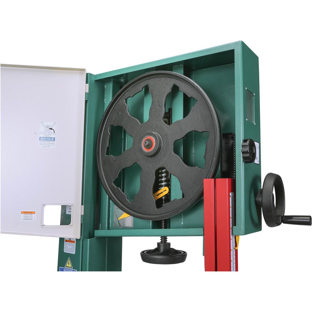 Grizzly G0513X2BF Bandsaw 17" 2 HP w/ Cast-Iron Trunnion & Foot Brake Extreme Series New